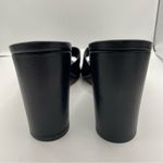 Black Suede Studio leather slip on wedge sandals women size 41/ 10US Photo 3