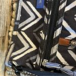 Vera Bradley  Lotus‎ Black And White Chevron Crossbody Bag Photo 3