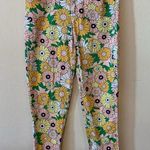 Modcloth Exuberant Intrigue Skinny Pants Retro Daisy Flower Floral Photo 0