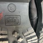 Circus by Sam Edelman  Kilbourn Black Faux Fur Metallic Accent Combat Boots 8.5 Photo 2