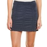 Free People Blue Corduroy Modern Femme Cord Mini Skirt Photo 0