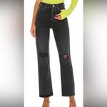 AGOLDE 90s pinch waist dark wash howl distress knee jeans Photo 6