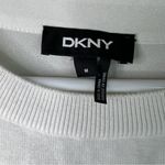 DKNY  Size Medium Crewneck Long Sleeve Duo Blouse Sweater on Front Blouse on Back Photo 2