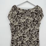 Jaclyn Smith  Brown Floral Y2k Style Midi Dress Size 18 Women Photo 5