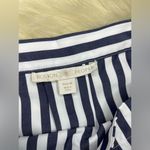 Boston Proper  navy and white off the shoulder dress sz medium Photo 1