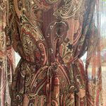 Tommy Hilfiger Red A-line Dress with Bishop Sleeves Photo 4