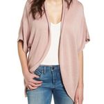 Leith light pink open-front short-sleeve cardigan size S Photo 0