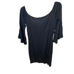 BCX  Black Bell Sleeved Stretch Shimmer Dress Size XL Holiday new Years Photo 1