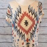 Ginger G Woven T-shirt Southwestern Print-Medium Photo 0