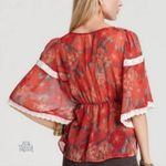 Free People  Printed Sheer Daydreamer Dolman Top Photo 1