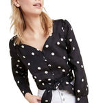 Moon River  padme polka dot blouse size Medium Photo 0
