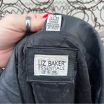 Liz Baker Vintage 90s  Black Leather Quilt Lined Oversize Bomber Jacket 1X Photo 13