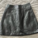 Free People Vegan leather  mini skirt Photo 0