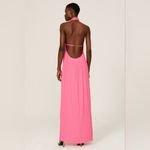 ALC Frank RTR sz14 A.L.C. Rio Gown pink long maxi sleeveless loose flowly cross wrap neck Photo 1