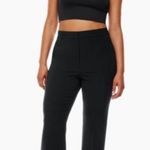 Babaton Aritzia Black Publish High Rise Bootcut Trousers New With tags Size 12 Photo 0