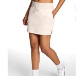 Reebok  Cream Fleece Sweat Skirt Athletic Sporty Athleisure Women's Photo 4