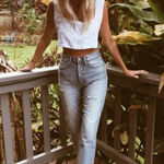 Boyish  Jeans High Rise Button Fly‎ Billy Jeans Taxi Driver Wash straight leg 32 Photo 0