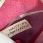 Eliza J NWT  Crepe Swirl Print V-Neck Sleeveless Sheath Maxi Dress Fuschia 14 Photo 12