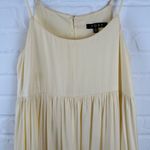 FORE Yellow tiered maxi dress flowy summer dress adjustable straps Size Small Photo 3