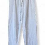 Blanco by Nature Halter Top & Pant 2 Piece Set Women's Size Large Cotton Boho Blue Photo 3