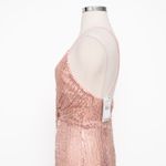 Liv Foster Sequin Draped Mini Dress Rosy Peach Size 2 Pink Photo 8