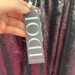 Topshop Size 10 Pants Sequin Idol Premium Black All Over Pull On Straight Leg Photo 4