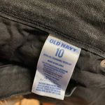 Old Navy  Black Wash Denim Sweetheart Skinny Jeans Women's Size 10 Photo 4