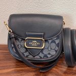 Coach  Morgan Saddle Bag In Signature Chambray ch143 Photo 7