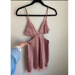 Victoria's Secret  Leopard Print Silk Lace Cutout Slip Pink Mini Dress XS Lingerie Photo 1