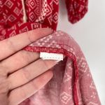 Lucky Brand Red All Over Print Mini Shift Dress Photo 3