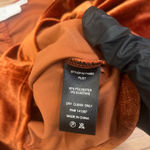 ASTR The Label Vanya Ruched Rust Velvet Top Size Medium Romantic Red Photo 6