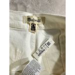 Madewell The Emmett Wide-Leg Crop Jean Women's 25P Petite Off White Welt Pocket Photo 4