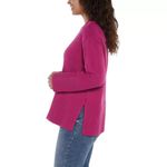 Gap  Women's Crewneck Long Sleeve Cotton Pullover Pink Size Small Photo 7