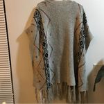 Love by Design Super Soft Oversized Fringe Kimono! button armholes Photo 5