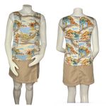 BODEN Tropical Print Sleeveless Top Shift Shirt Button Back Womens Size 6 Photo 8