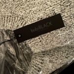 Bobi NWT BLACK Stripe Boatneck Sweater, S Ivory/Black (looks gray, as pictured) Photo 1