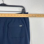 Eddie Bauer  Womens Flannel Lined Jogger Pants Navy Blue Size 10 Cargo Pockets Photo 7