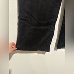 Evereve  Linen Cropped Wide Leg Black Pants Photo 5