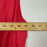Saks 5th Avenue Saks Fifth Ave Pink Coral Linen Sleeveless Mini Dress Womens M Beachy Casual Photo 4