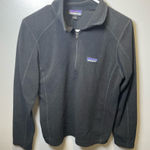 Patagonia  Women's Black Fleece Half Zip Pullover Size‎ Medium Photo 0