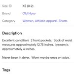 Old Navy Shorts Elastic Drawstring Waist Burnt Orange Photo 9