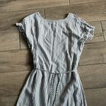 Beach lunch lounge stripe mini dress Photo 1