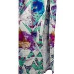 Urban Outfitters Abstract Colorful Geometric Printed Boho High Waisted Maxi Skirt Side Slit Photo 88