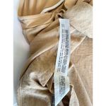 ZARA  Surplice Plunging Wrap Beige Bodysuit Blouse Size Medium Casual Business Photo 13