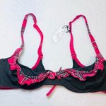 Victoria's Secret VICTORIA’S Secret Christmas Red and Black Plaid Unlined Demi Bra - 36B - NWT Photo 0