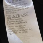 Denim & Co NWOT Essentials Long Sleeve Shirt with Lurex Trim Size Large Black Photo 3