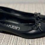 Calvin Klein black pointy ballet flats sz 8M Photo 6