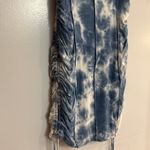 Princess Polly  Milan Blue and White Tie-Dye Dress Photo 8