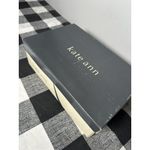 New Size 8 M Kate Ann Leah Mid Wedge Pump Comfort Shoe Pleated Suede Blue Photo 15