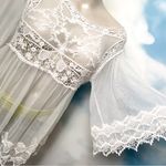 Lace + Crochet Swim Suit Coverup White Size undefined Photo 4